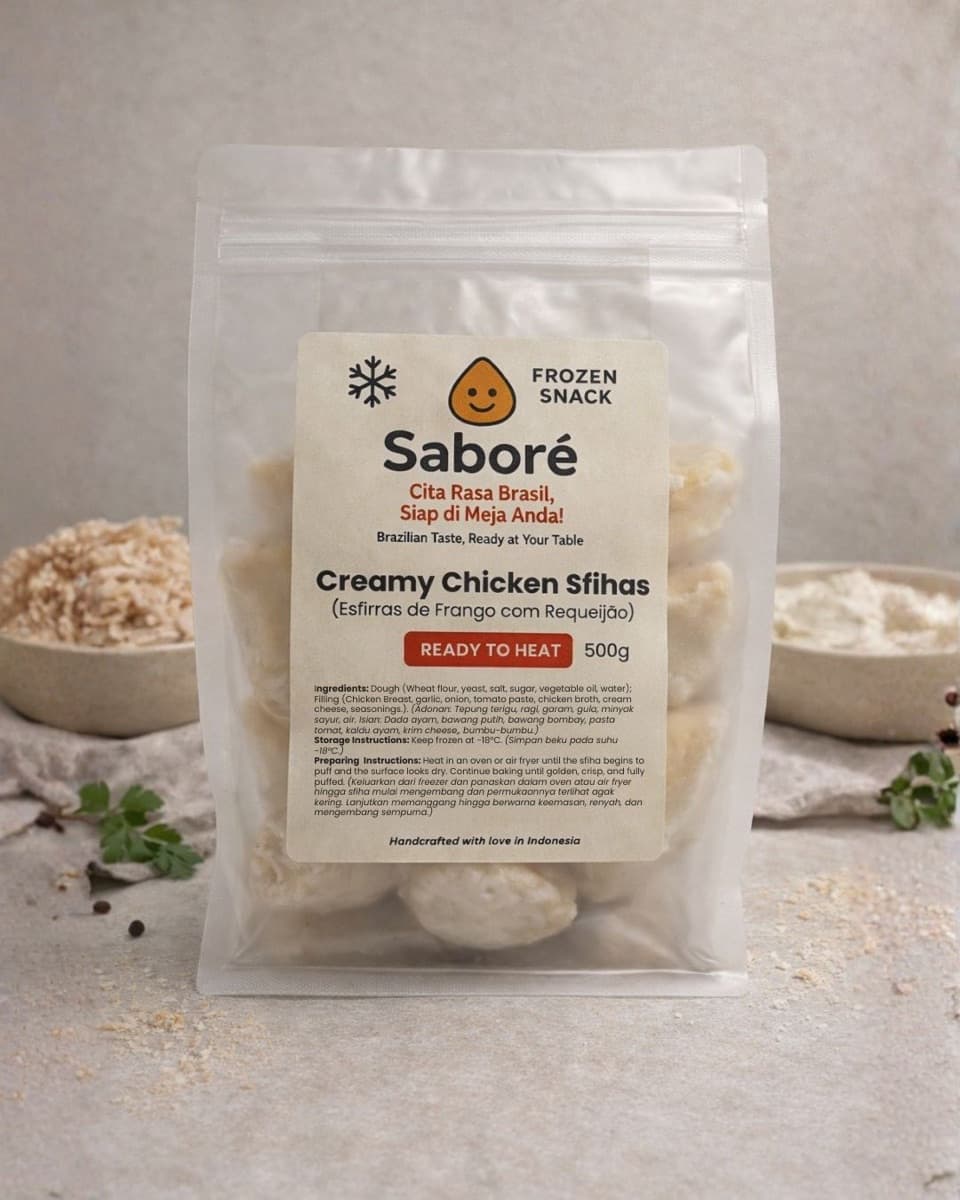 Sfihas Ayam & Cream Cheese Frozen